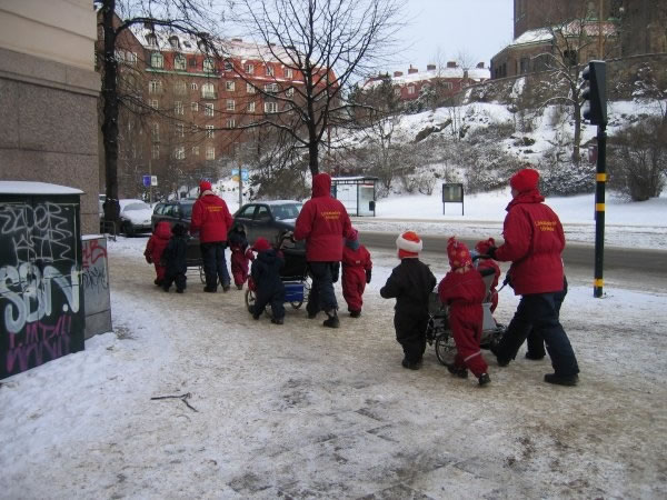 Стокгольм. Большая шведская семья.